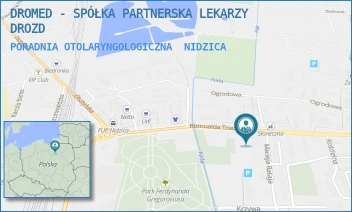 PORADNIA OTOLARYNGOLOGICZNA - DROMED - SPÓŁKA PARTNERSKA LEKARZY DROZD - TRAUGUTTA 13/102,  NIDZICA