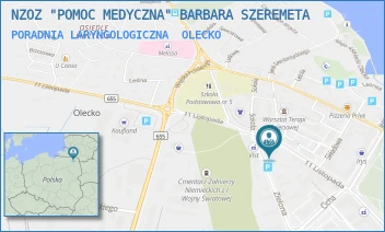 PORADNIA LARYNGOLOGICZNA - NZOZ "POMOC MEDYCZNA" BARBARA SZEREMETA - 11 LISTOPADA 23,  OLECKO