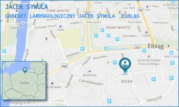 GABINET LARYNGOLOGICZNY JACEK SYWULA - JACEK SYWULA - MALBORSKA 39/1,  ELBLĄG