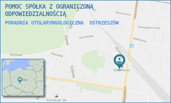 PORADNIA OTOLARYNGOLOGICZNA - POMOC SPÓŁKA Z OGRANICZONĄ ODPOWIEDZIALNOŚCIĄ - POWSTAŃCÓW WIELKOPOLSKICH 31,  OSTRZESZÓW