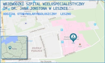 ODDZIAŁ OTORYNOLARYNGOLOGICZNY - WOJEWÓDZKI SZPITAL WIELOSPECJALISTYCZNY IM. DR. JANA JONSTONA W LESZNIE - KIEPURY 45,  LESZNO