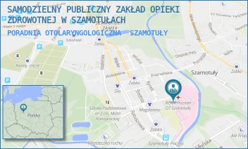 PORADNIA OTOLARYNGOLOGICZNA - SAMODZIELNY PUBLICZNY ZAKŁAD OPIEKI ZDROWOTNEJ W SZAMOTUŁACH - SUKIENNICZA 13,  SZAMOTUŁY