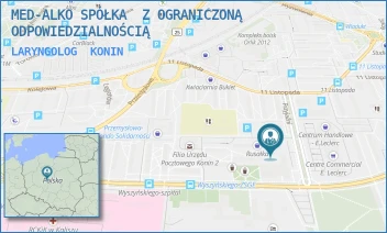 LARYNGOLOG - MED-ALKO SPÓŁKA  Z OGRANICZONĄ ODPOWIEDZIALNOŚCIĄ - PRZYJAŹNI 3,  KONIN