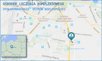 OTOLARYNGOLOGIA - OŚRODEK LECZENIA KOMPLEKSOWEGO - WROCŁAWSKA 81,  OSTRÓW WIELKOPOLSKI