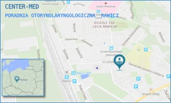 PORADNIA OTORYNOLARYNGOLOGICZNA - CENTER-MED - 11 LISTOPADA 1,  RAWICZ