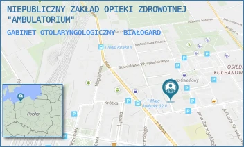 GABINET OTOLARYNGOLOGICZNY - NIEPUBLICZNY ZAKŁAD OPIEKI ZDROWOTNEJ "AMBULATORIUM" - MICKIEWICZA 6 B,  BIAŁOGARD