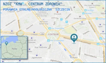 PORADNIA OTOLARYNGOLOGICZNA - NZOZ "KMW - CENTRUM ZDROWIA" - MARSZ. JÓZEFA PIŁSUDSKIEGO 36,  SZCZECIN