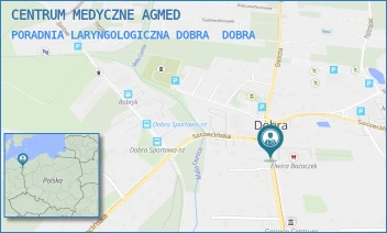 PORADNIA LARYNGOLOGICZNA DOBRA - CENTRUM MEDYCZNE AGMED - GRANICZNA 24A,  DOBRA