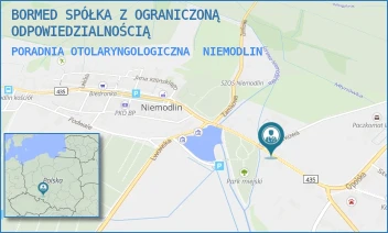 PORADNIA OTOLARYNGOLOGICZNA - BORMED SPÓŁKA Z OGRANICZONĄ ODPOWIEDZIALNOŚCIĄ - UL. WOJSKA POLSKIEGO 5,  NIEMODLIN
