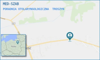 PORADNIA OTOLARYNGOLOGICZNA - MED-SZAB - JULIUSZA SŁOWACKIEGO 1,  TROSZYN